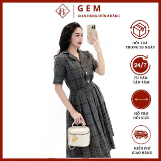 Set váy kẻ rời G400 có BIGSIZE chất liệu cao cấp mặc thoải mái dễ tách ra phối cùng các loại đồ khác - GEM Fashion