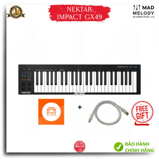 [BH1NĂM] Đàn làm soạn nhạc Nektar Impact GX49 49-Key USB MIDI Keyboard Controller Chính Hãng Nguyên Zin (Brand New)