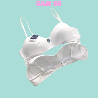 Áo ngực vải không gọng ko mút lót cotton hàng loại 1 phù hợp cho học sinh và người lớn tuổi Sam Clothing