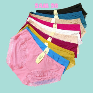Quần lót thun cotton thông hơi phối viền ren đáy lót kháng khuẩn from nhỏ từ 30-50kg Sam cLothing