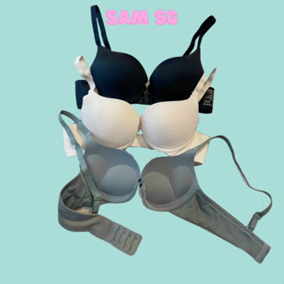 Áo ngực su có gọng nâng ngực đệm lót mút dày vừa tầm 3cm hợp cho ngực vừa và to áo cúp B Sam Clothing