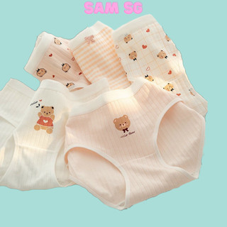 Quần lót cotton đáy kháng khuẩn hình kute dễ thương chất co giãn 4 chiều mát thoáng Sam Clothing