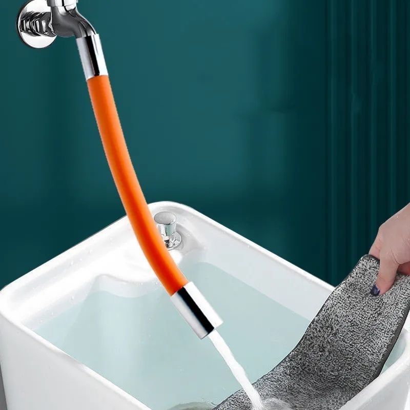 Vòi Nước Nối Dài Chống Văng Nước Uốn Cong Xoay 360° Đa Năng