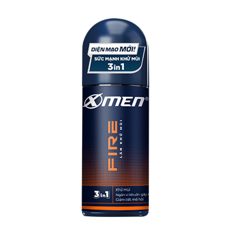Lăn khử mùi nam XMEN Wood Sport / Lăng nách XMEN Fire Active 50ml 48H