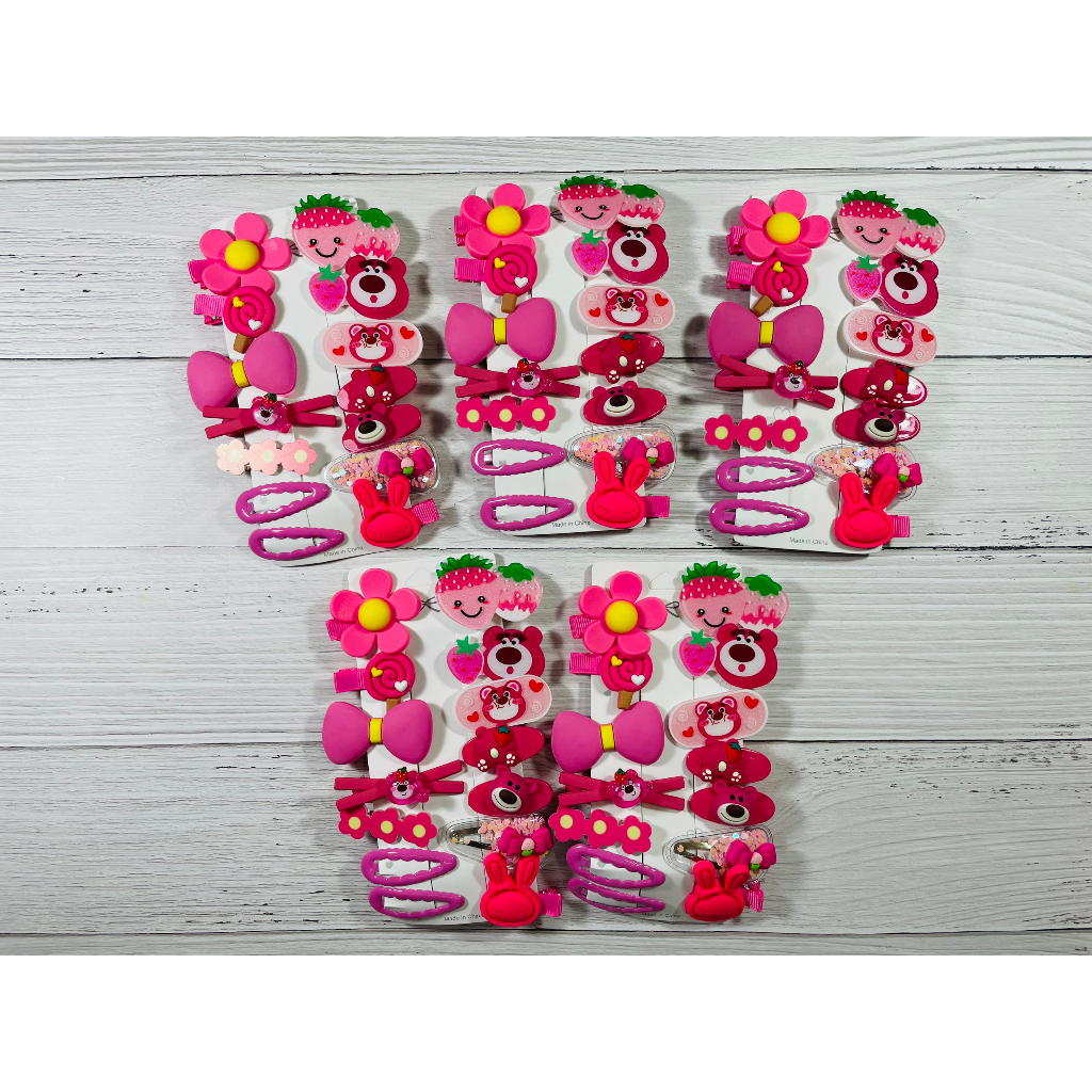 Set Kẹp Tóc Gấu Dâu Dễ Thương, Kẹp Tóc Kuromi Sanrio, Kẹp Tóc Mái Cinnamoroll Cute, Set Kẹp Tóc Giá Rẻ