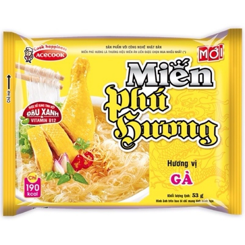 Miến Phú Hương Các Loại  Gói 57g