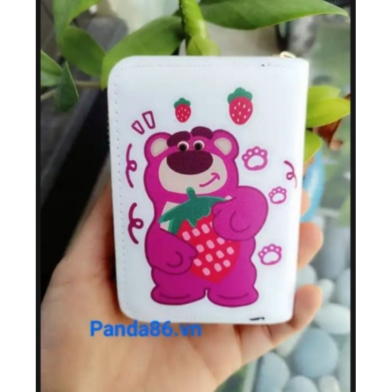 Ví Mini Cầm Tay 11 Ngăn - Gấu Dâu - Thỏ Trắng - Kitty Siêu Dễ Thương - Nhỏ Gọn Thích Hợp Làm Quà Tặng Cho Bé