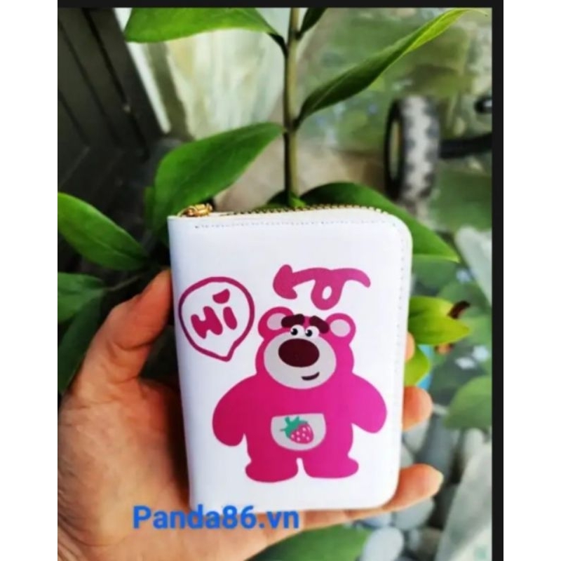Ví Mini Cầm Tay 11 Ngăn - Gấu Dâu - Thỏ Trắng - Kitty Siêu Dễ Thương - Nhỏ Gọn Thích Hợp Làm Quà Tặng Cho Bé