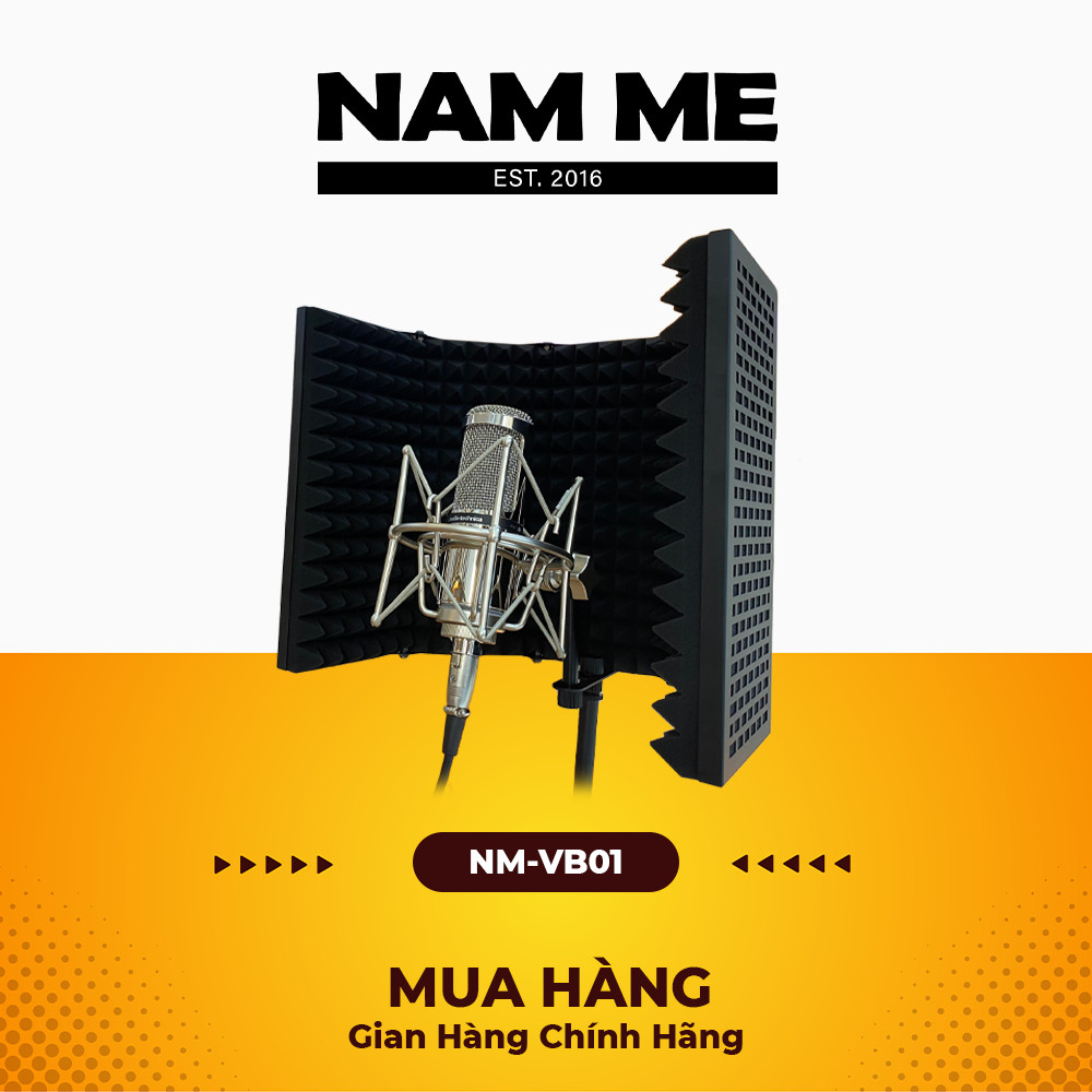 Màng Chắn Tiêu Âm Vocal Booth NM-VB01, khung chắn chống vang, hạn chế tạp âm cho phòng thu tại nhà