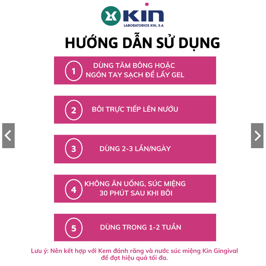 Gel Bôi Sát Khuẩn Perio Kin Giảm Viêm Nướu, Nhiệt Miệng, Nha Chu, Giúp Nhanh Lành Vết Thương 30ml