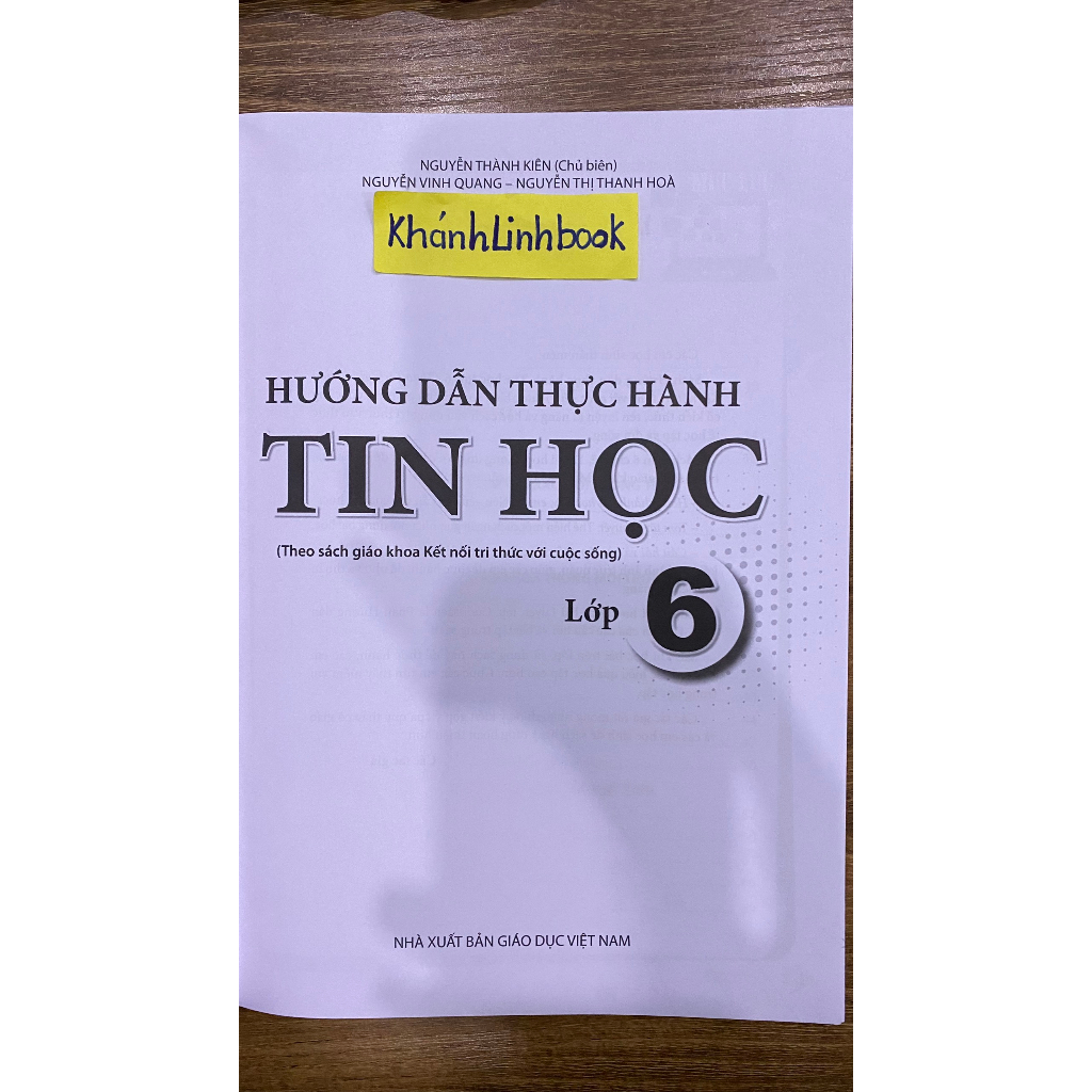 Sách - Hướng dẫn thực hành tin học lớp 6