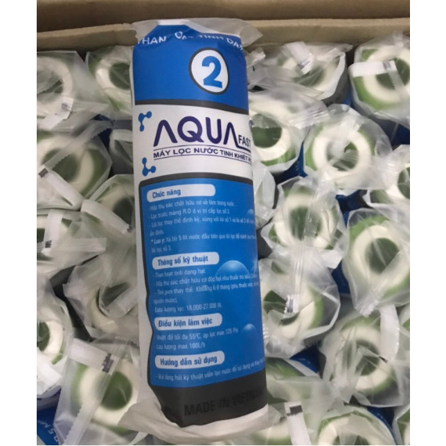 Bộ 3 lõi lọc nước 1,2,3 AQUA