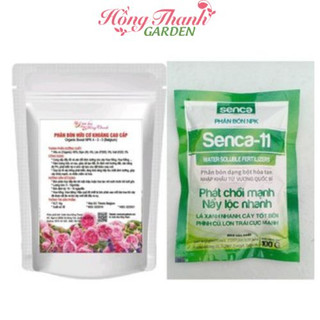 Bộ phân bón (phân bón Hữu cơ cao cấp + NPK dạng bột hòa tan)