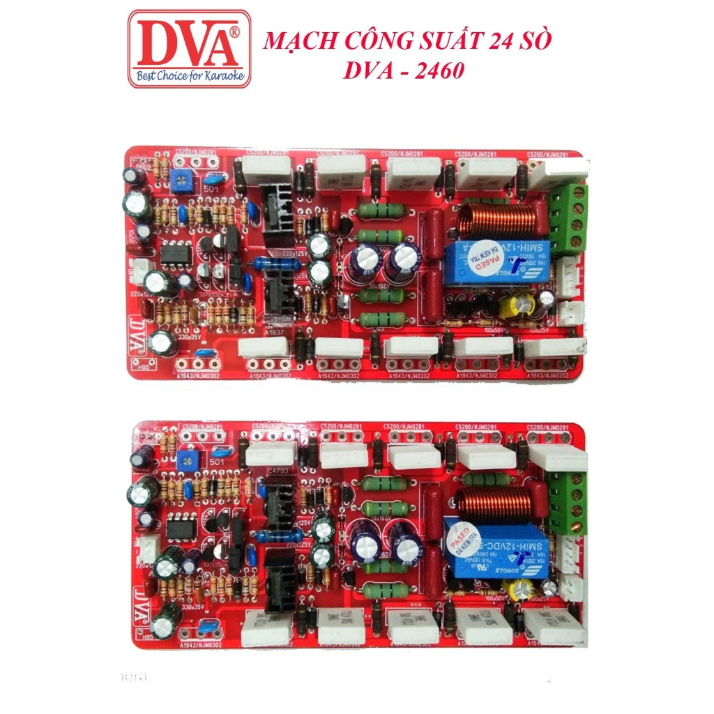 Mạch công suất 24 sò DVA - 2460