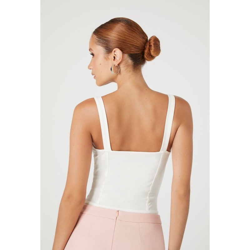 Bodysuit hai dây dệt gân - Ruched Sweetheart Bodysuit