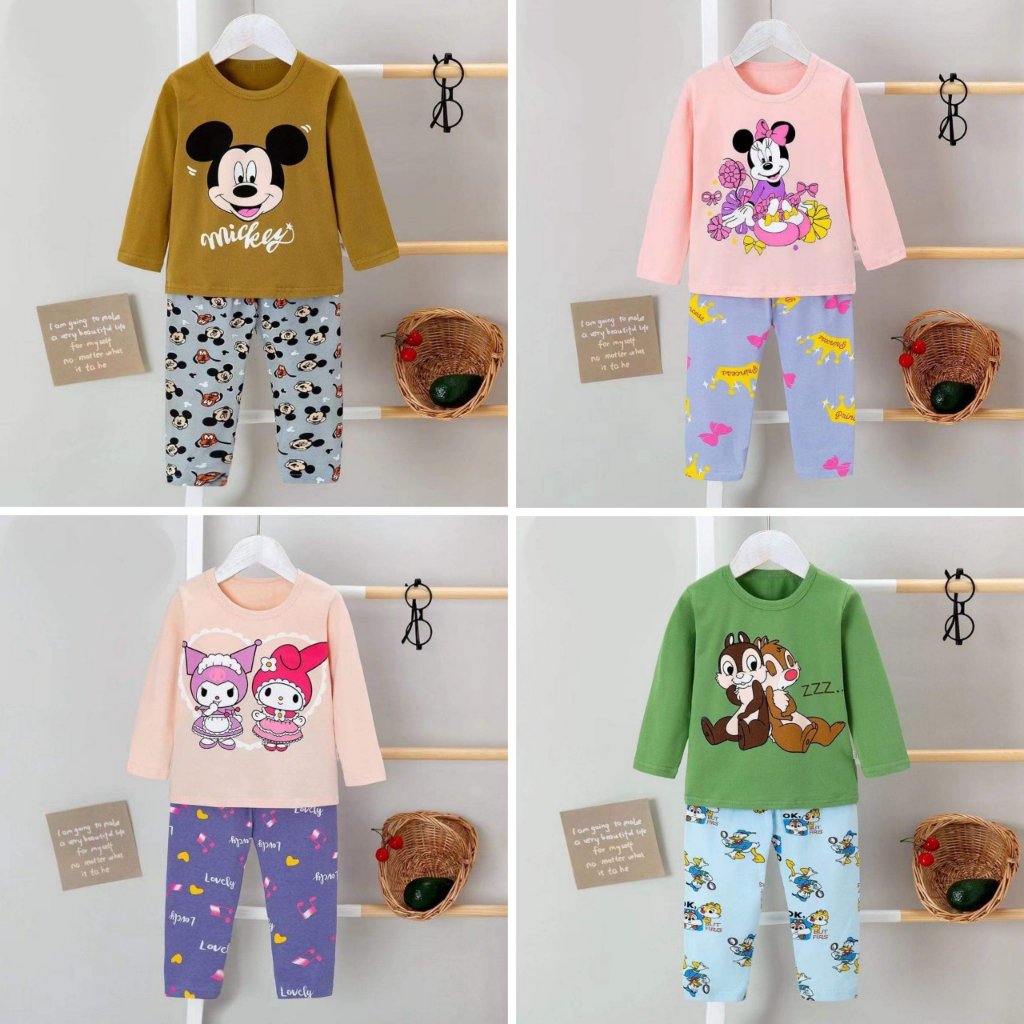 ✔️KUBAO 24-34kg✔️ Bộ thu đông dài tay chất cotton nỉ xuất hàn mác KUBAO cho bé trai bé gái size đại 24-34kg