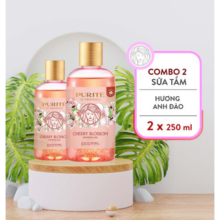 Combo x2 sữa tắm purité sáng mịn hoa anh đào 250ml