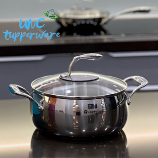Nồi Tupperware T Chef Series Casserole 3.8L (nắp kính)