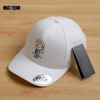 Mũ lưỡi trai Karl Lagerfeld mẫu mới 2023 logo in - Nhật Quân Asia nhatquanasia