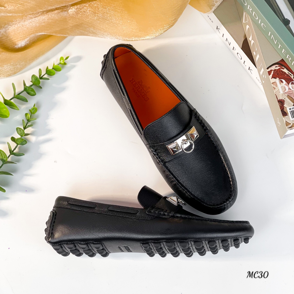 Giày da nam moccasins Louis Vuition MC30 - Da bò cao cấp