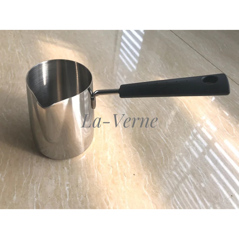 Ca đun sáp inox 304 có cán dài dùng làm nến handmade
