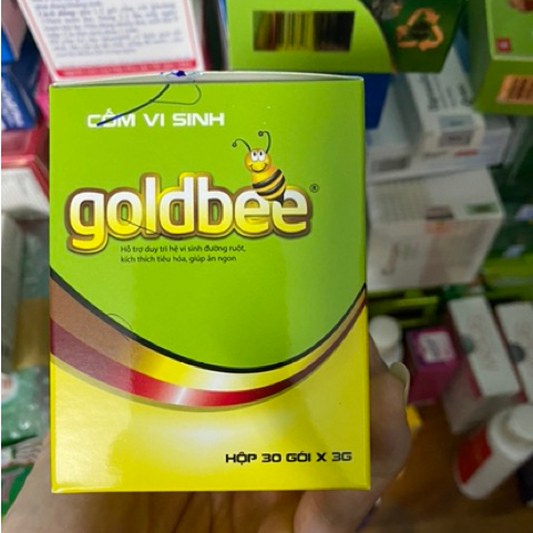 Cốm vi sinh - GOLDBEE kích thích tiêu hoá, giúp ăn ngon - Hộp 30 gói