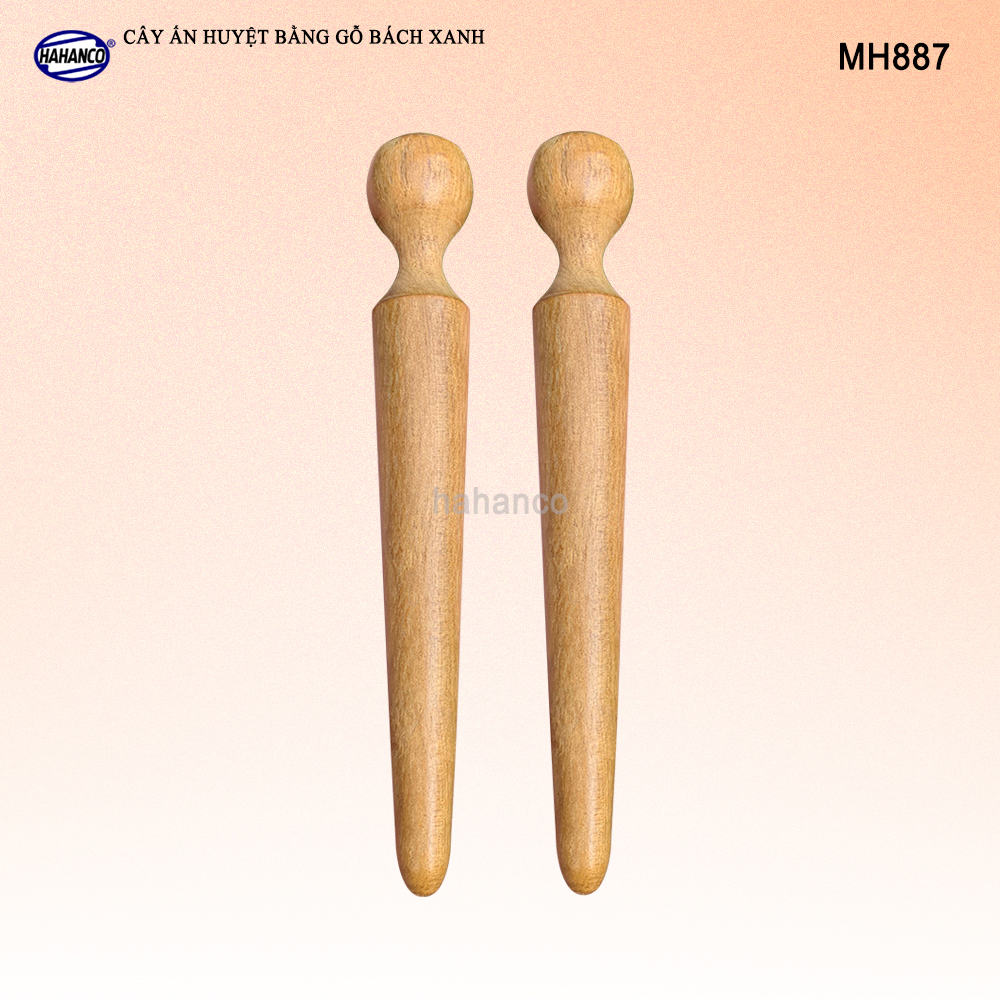 Combo 2 cây ấn huyệt bằng gỗ thơm DUCTUANSTORE Dụng cụ day ấn huyệt/massage/điện chẩn - MH887