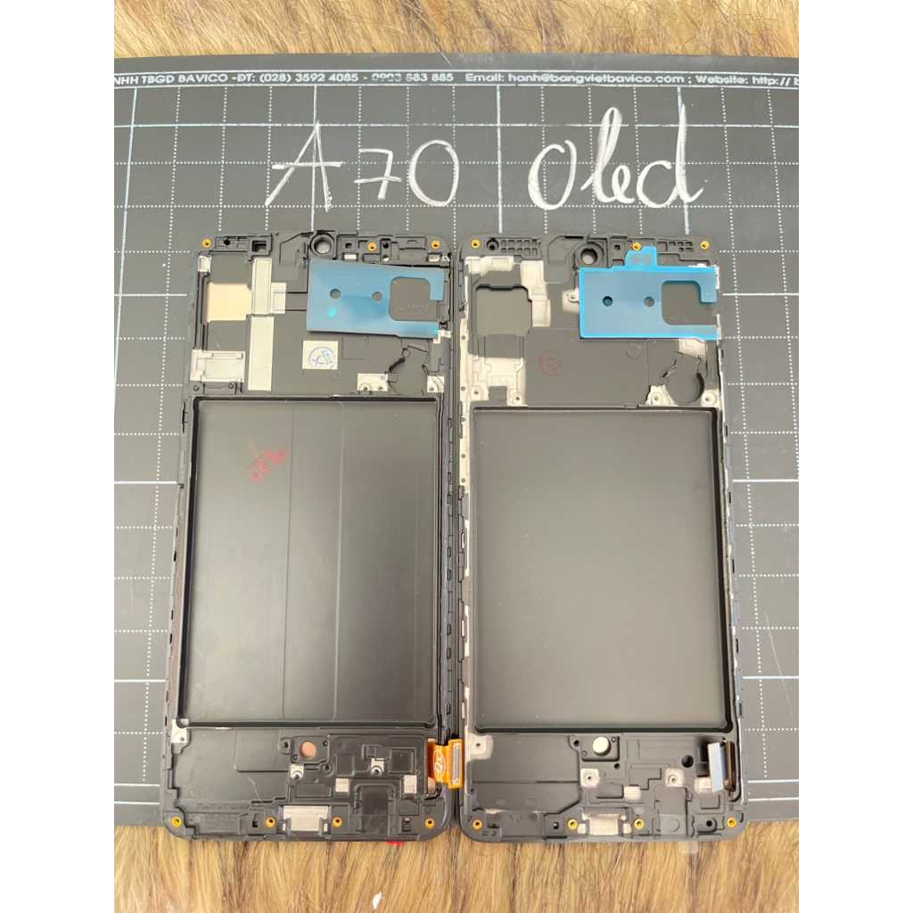 Màn hình bộ sam  sung A70 OLED có khung