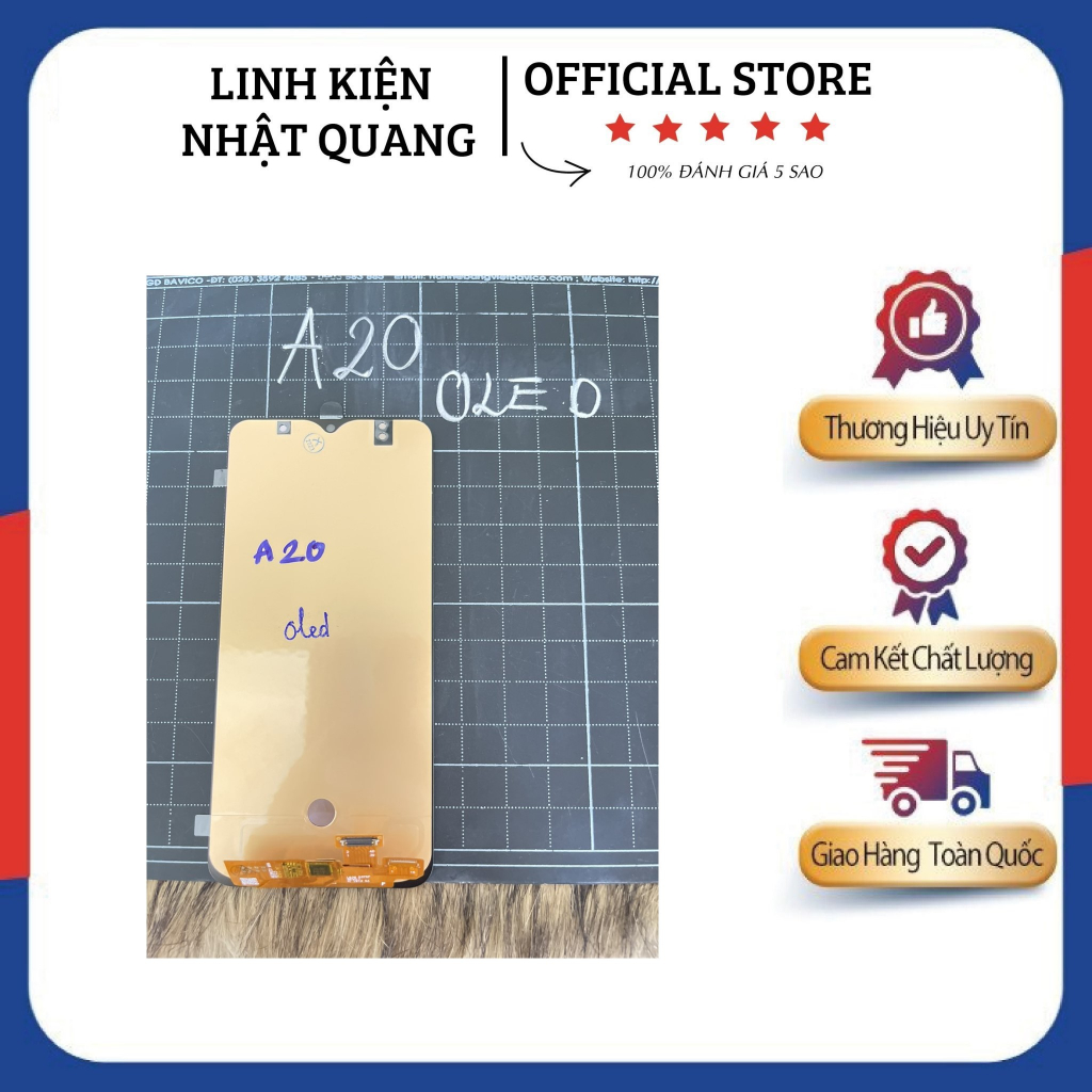 Màn hình samsung A20 Oled 100% test trước khi gửi-SSA20O linh kiện 