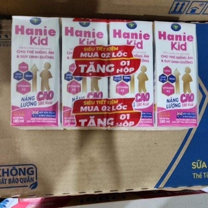 Hanie kid 180ml mua 11 lốc tặng 1