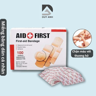 Băng keo cá nhân băng cá nhân ugo- Hộp 100 băng gâu các kích thước DUYANH2015