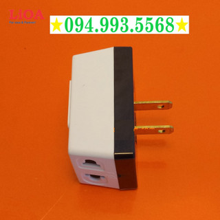 Ổ cắm điện 3 ngả Lioa ổ cắm nổi chia điện siêu bền