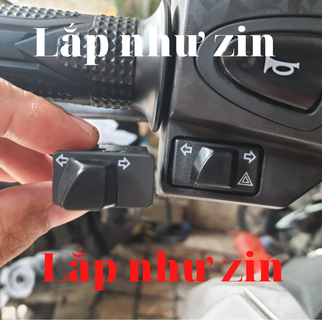 Công tắc hazard tích hợp ưu tiên nháy 4 xi nhan lắp như zin dòng honda bảo hành 1 năm