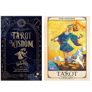 Sách combo 2 cuốn: tarot nhập môn nn + tarot wisdom : 22 lá bài ẩn chính – hành trình của chàng khờ th