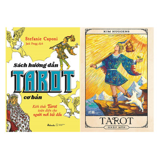 Sách combo 2 cuốn: tarot nhập môn nn + sách hướng dẫn tarot cơ bản