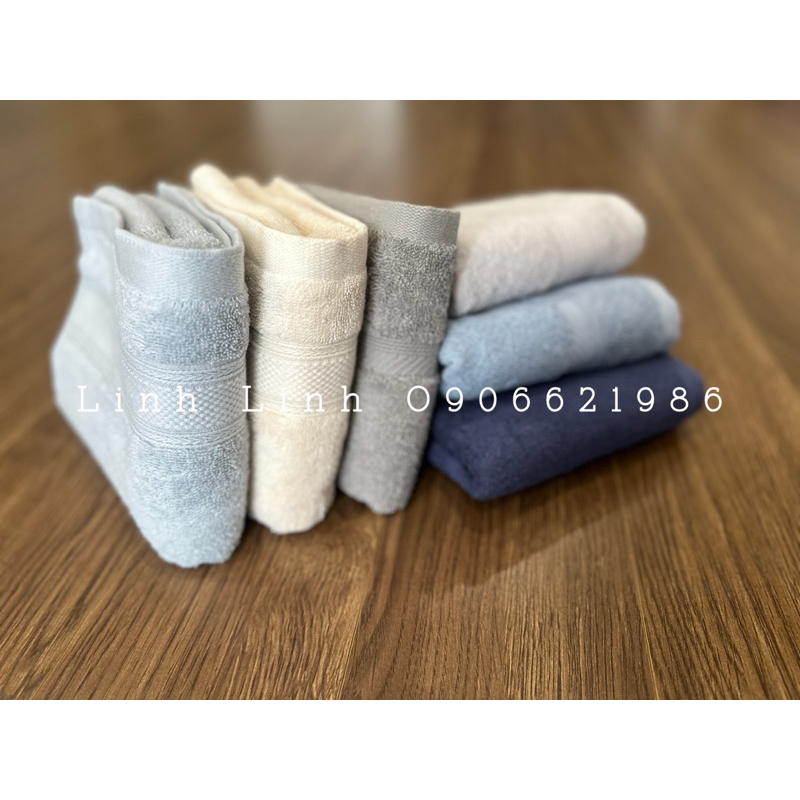 Khăn tắm 100% cotton 40x85cm xuất Hàn
