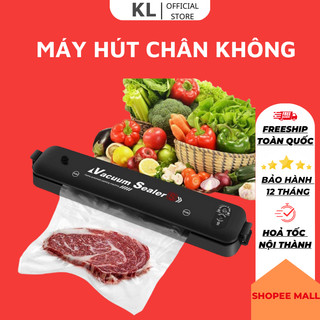 Máy hút chân không thực phẩm mini gia đình khanhly tặng 10 túi hút chân không