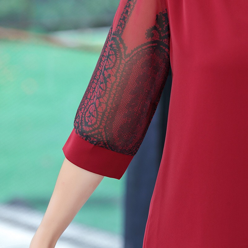 Áo Trung Niên Nữ Cho Mẹ Sang Trọng, Trang Nhã. Mẫu Áo Sơ Mi Cho Mẹ Trung Niên Đi Làm, Đi Tiệc...