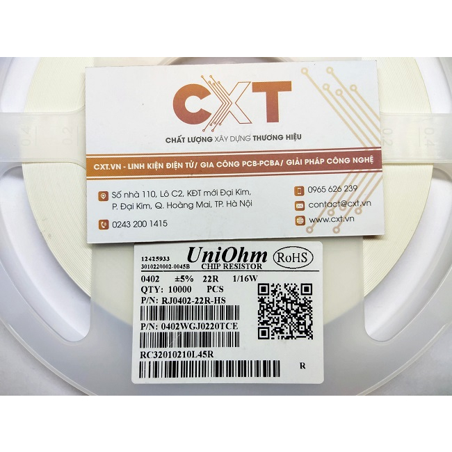 Điện trở 22R 0402 (5%) (50c)