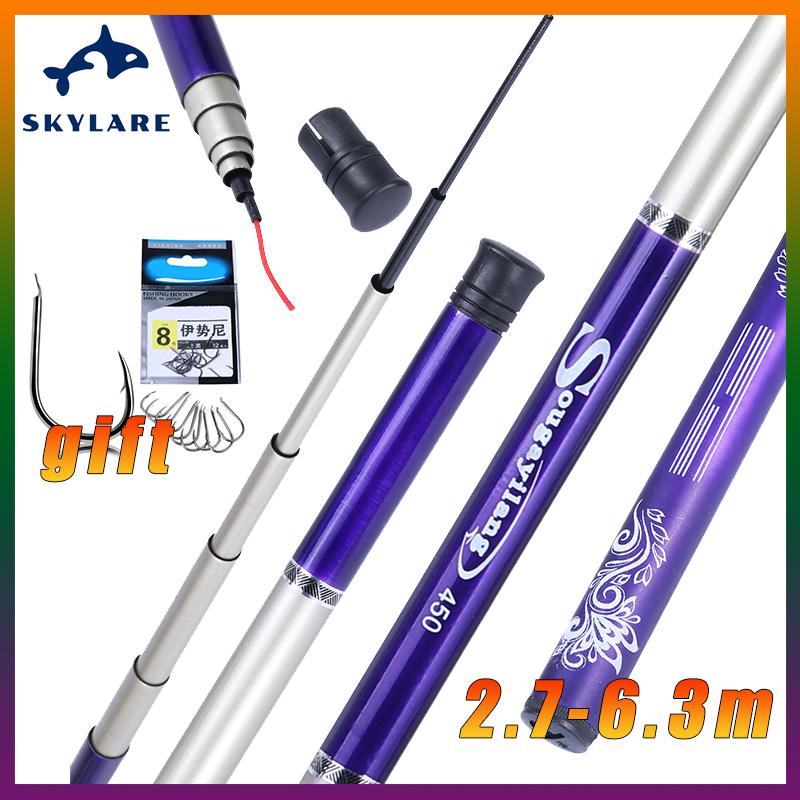 Cần Câu Đài Câu Đơn 2.7-6.3m có nhiều độ dài để cung cấp