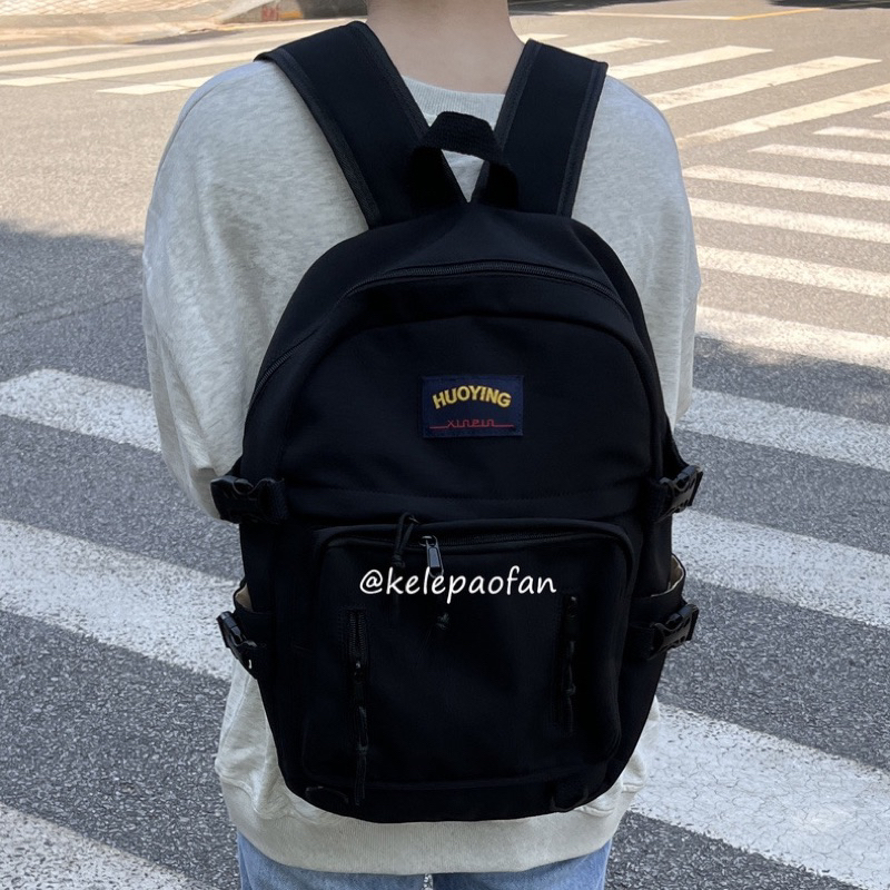 Balo đi học thêu chữ HUOYING không thấm nước