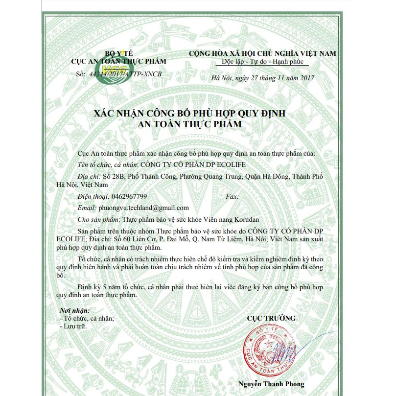 Viên uống tăng đề kháng, tăng miễn dịch KORUDAN Thymomodulin 80mg hộp 60 viên