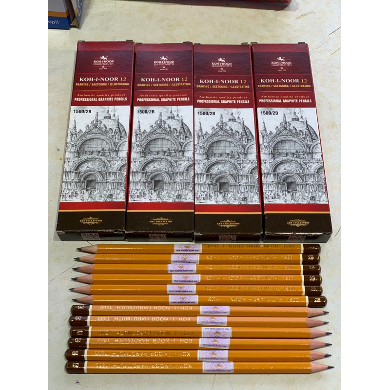 Chì Tiệp Khắc 2B KOH-I-NOOR(hộp 12 cây)