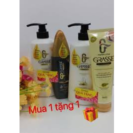 Sữa Tắm GRASSE Hương nước hoa 620ml  tặng Dầu Gội Grasse 215ml