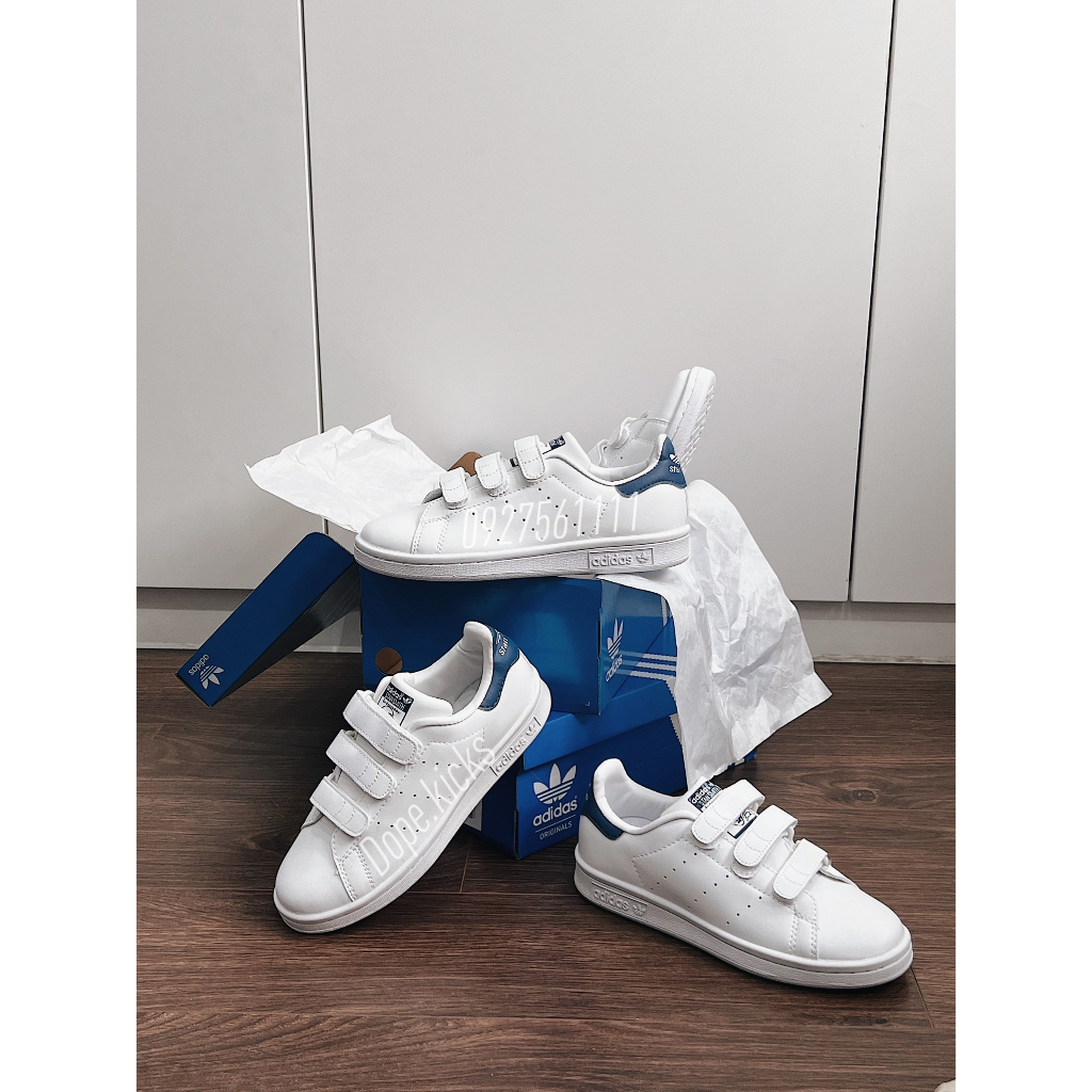 Giày thể thao stanmit quai dán navy