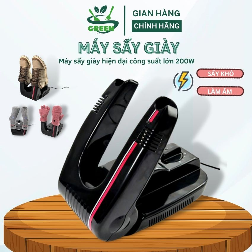 Máy sấy giày, làm khô khử mùi hôi tất vớ, diệt vi khuẩn cho giày của bản, nhiệt tỏa đều làm khô nhanh, bảo hành 12 tháng