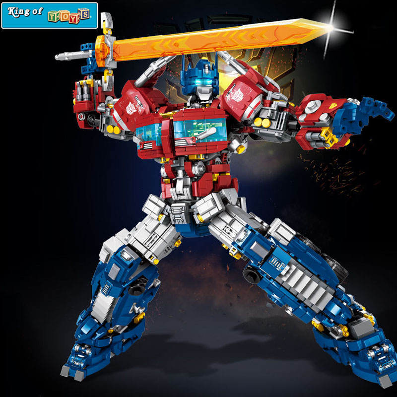 Đồ Chơi Lắp Ráp Mô Hình Robot Optimus Prime,Megatron,BumbleBee Trong Transformers No.9206-9211 Với 2750+ Mảnh Ghép
