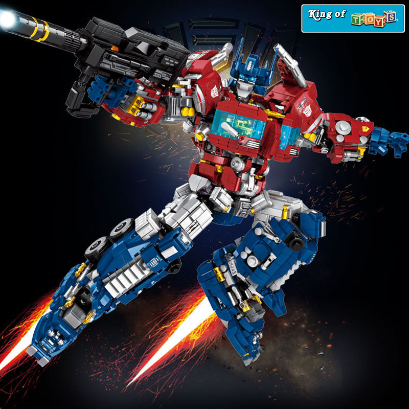 Đồ Chơi Lắp Ráp Mô Hình Robot Optimus Prime,Megatron,BumbleBee Trong Transformers No.9206-9211 Với 2750+ Mảnh Ghép