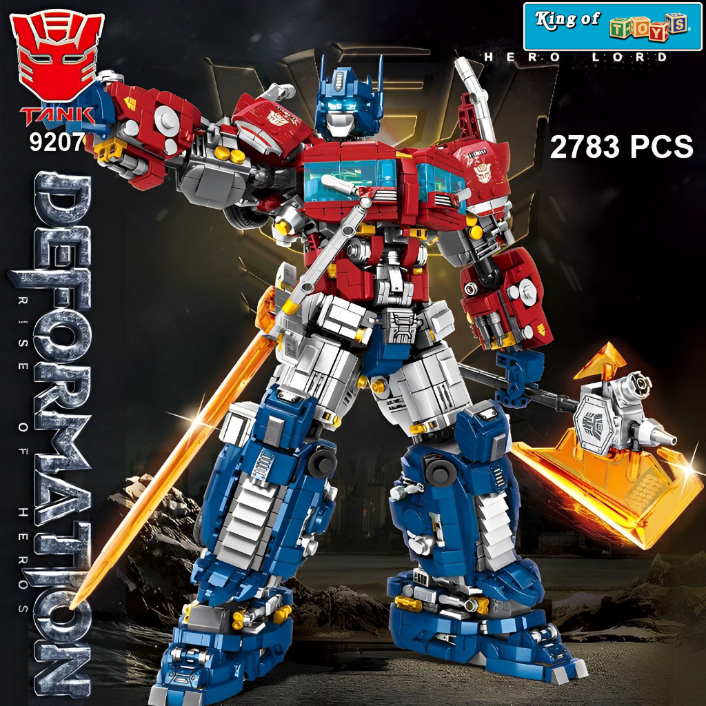 Đồ Chơi Lắp Ráp Mô Hình Robot Optimus Prime,Megatron,BumbleBee Trong Transformers No.9206-9211 Với 2750+ Mảnh Ghép