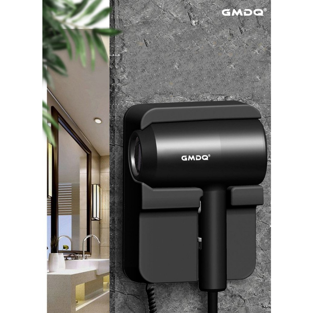 Máy Sấy Tóc Treo Tường  New Black Edition GMDQ Công Nghệ Đức ☘️AsiaMart88 ☘️